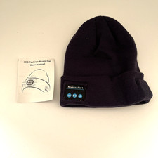 Wireless Music Beanie Hat with Light Unisex Musical Knitted Cap Beanie