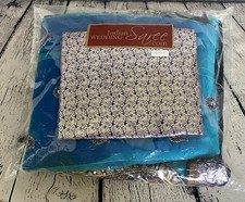 NEW Bollywood Saree Indian Wedding Net Lehenga Style Embroidered Sari Blue