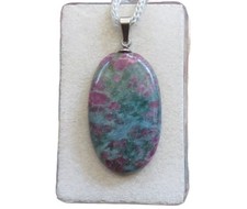 Rubin in Kyanit Cabochon Anhänger Nr. 4416