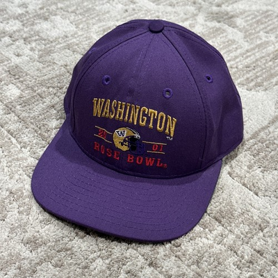 #ad Washington Huskies Hat Snapback Cap 2001 Rose Bowl UW Vtg USA Made Legacy Wool $19.99