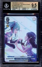 2025 Weiss Schwarz Miku Colorful Stage Lets Sing Together Visual Rare BGS 9.5