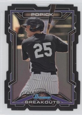 2013 Bowman Draft Scout Breakouts Die-Cut Jeffrey Popick #BSB-JP 11pj