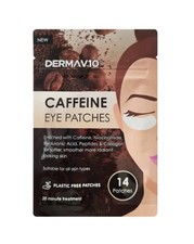 Derma ~ V10 Caffeine Eye Patches ~  14 Pack  