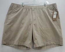 LL Bean Men' 3XL Shorts 8" LAKEWASHED Stretch Khaki Shorts NWT Khaki