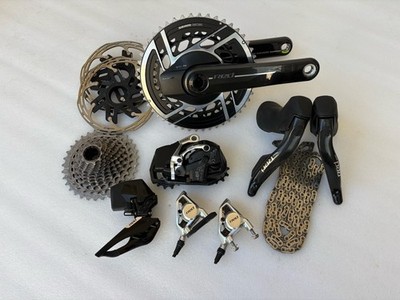 SRAM Red AXS E1 HRD 2x12 Speed Wireless Electronic Full group set. QUARQ Power