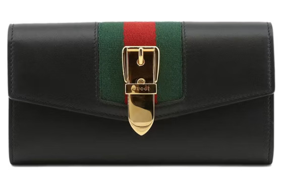 Authentic Gucci Sylvie Continental Wallet-MSRP$850