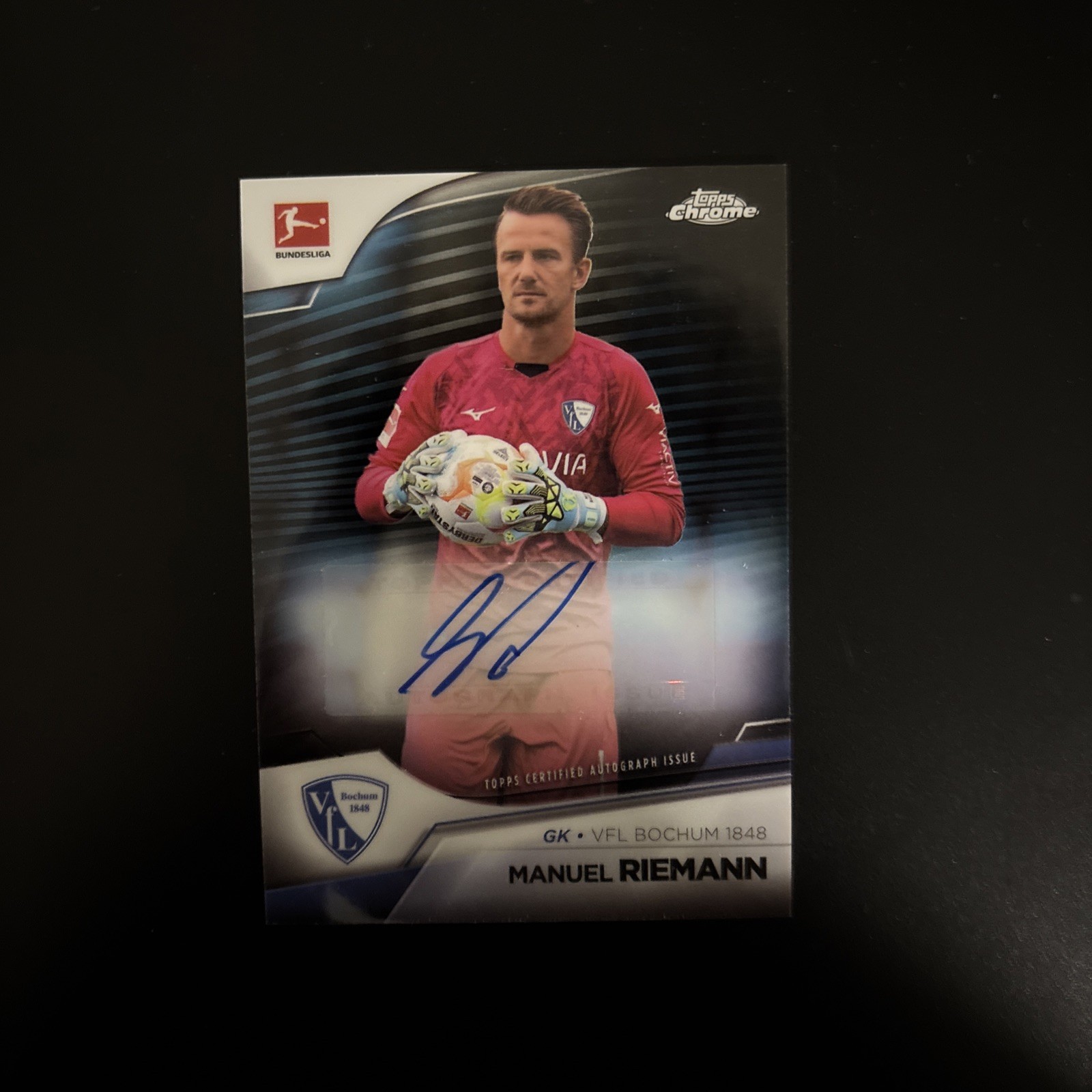 2022-23 TOPPS CHROME BUNDESLIGA AUTOS HOLO MANUEL RIEMANN 1/10