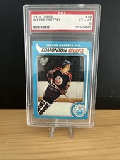 1979-80 Topps Wayne Gretzky Rookie RC #18 Oilers PSA 6