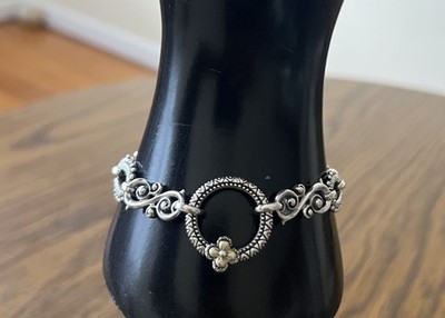 BARBARA BIXBY Sterling & 18K Link Bracelet
