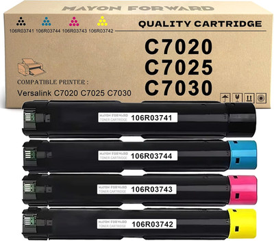 High Yield Toner Cartridge with Chip for Xerox VersaLink C7020/C7025/C7030 BCMY
