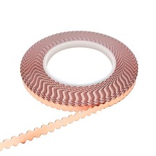 ARTIMUSES Double Edged Scalloped Copper Foil Tape for Stained Glass, DIY Hand...
