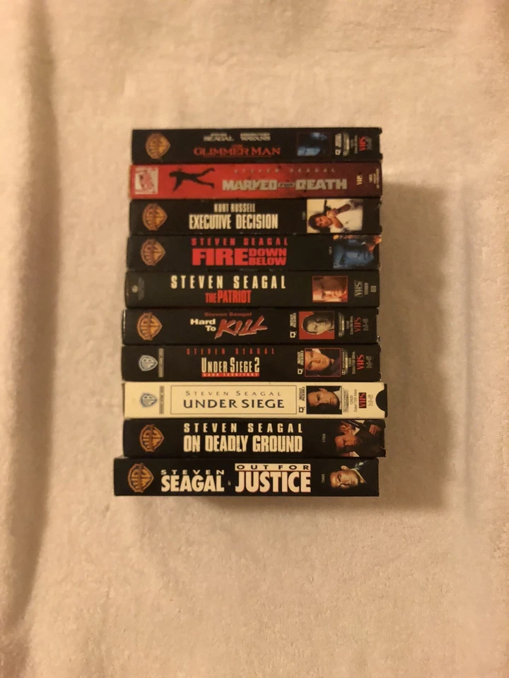 Steven Seagal VHS Lot x 10 - Under Siege, Hard to Kill, Glimmer man - Image 4 of 4