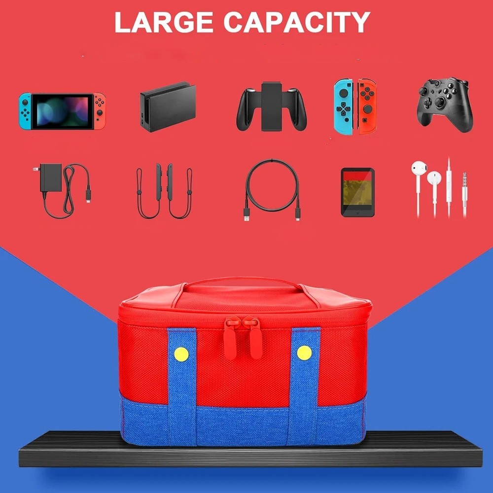 Étui Nintendo Switch OLED protection antichoc avec rangement de cartes