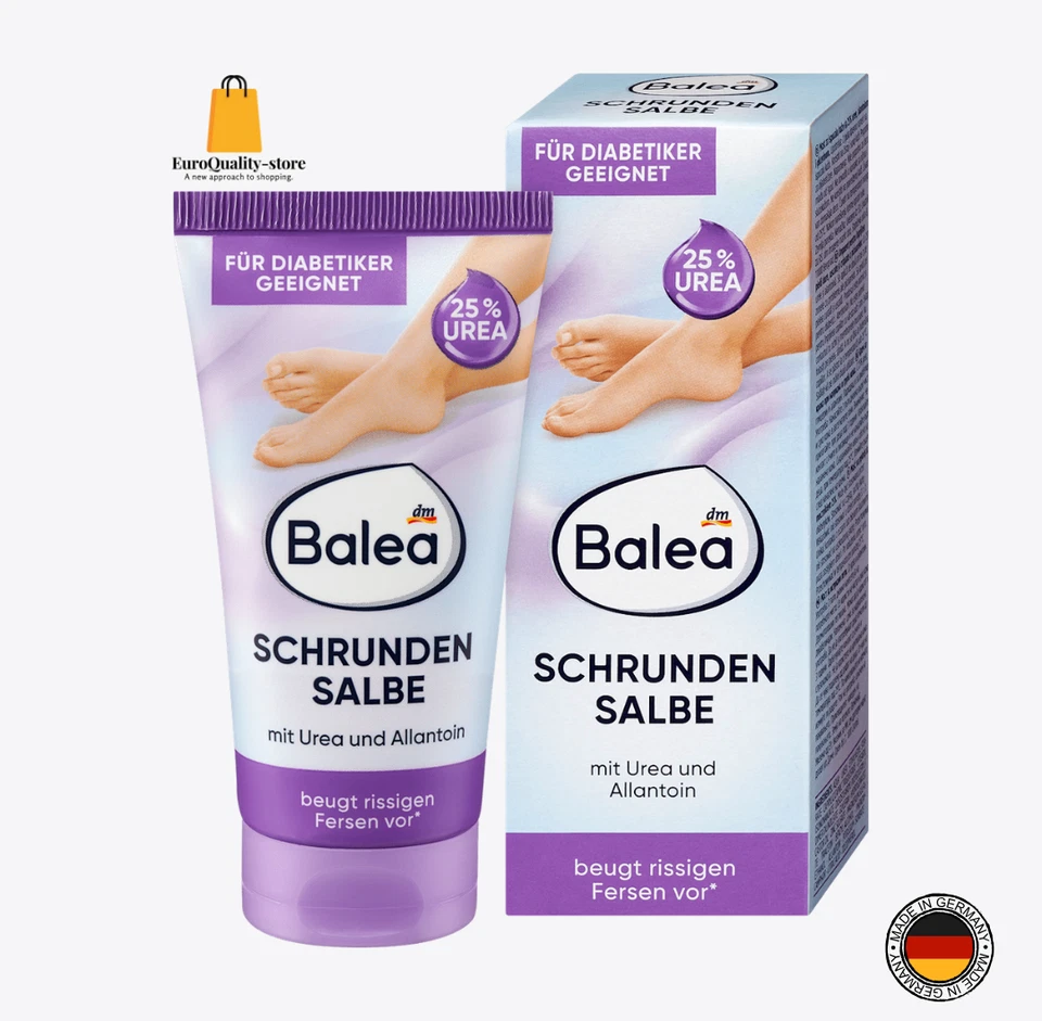 Balea Pommade Crevasses Pieds Urea 25% - Soin Talons Fendillés & Secs 50ml - DM - Photo 1/4