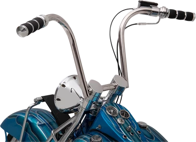 Avon Grips Air Cushion Chrome 3-Ring Grips for Harley-Davidson FLHR Road King... Foto 3 de 4