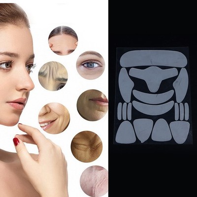 Anti Wrinkle Chest Neck Eye Face Pad Imitation fabric Removal Patch Skin Care