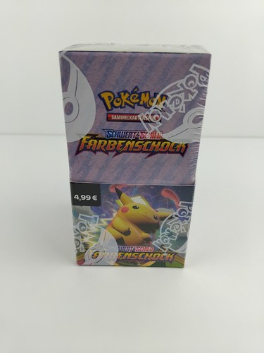 🇩🇪 Pokemon Farbenschock 18er Display Booster Box Deutsch Vivid Voltage Pikachu