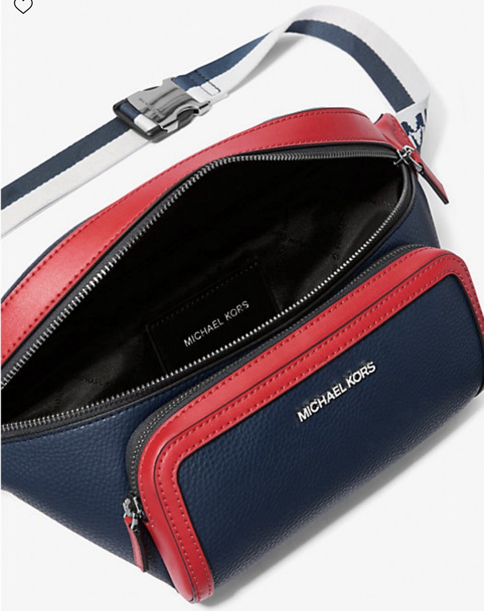 Michael Kors Cooper Two Tone Crossbody Sling Pack Belt Bag