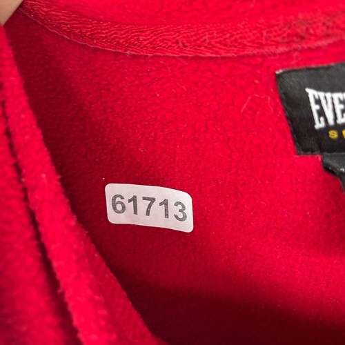 EVERLAST SPORT Hoodie Mens XL SPORTS Boxing Gym Fleece Sweatshirt Pullover Red - Picture 14 of 14