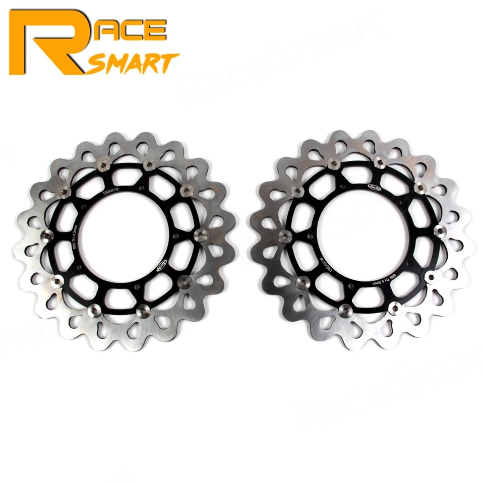 Передние задние тормозные диски Arashi для Yamaha YZF R6 2017-2019 MT-10 FZ-10 2016-2020 - Изображение 3 из 4