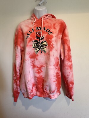 Popular Poison Hoodie Self Made Red Tie Dye Unisex  M
