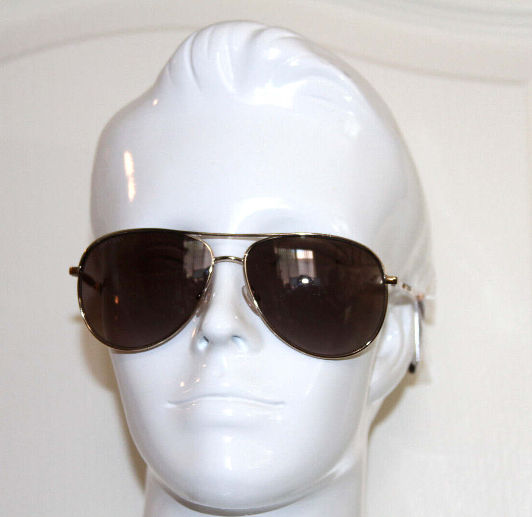 Jimmy Choo Jewly Gold Violet Frame Violet Gradient Lens Aviator Sunglasses Italy JIMMY CHOO JEWLY Gold Aviator Violet Gradient Metal Jewel  main image 2