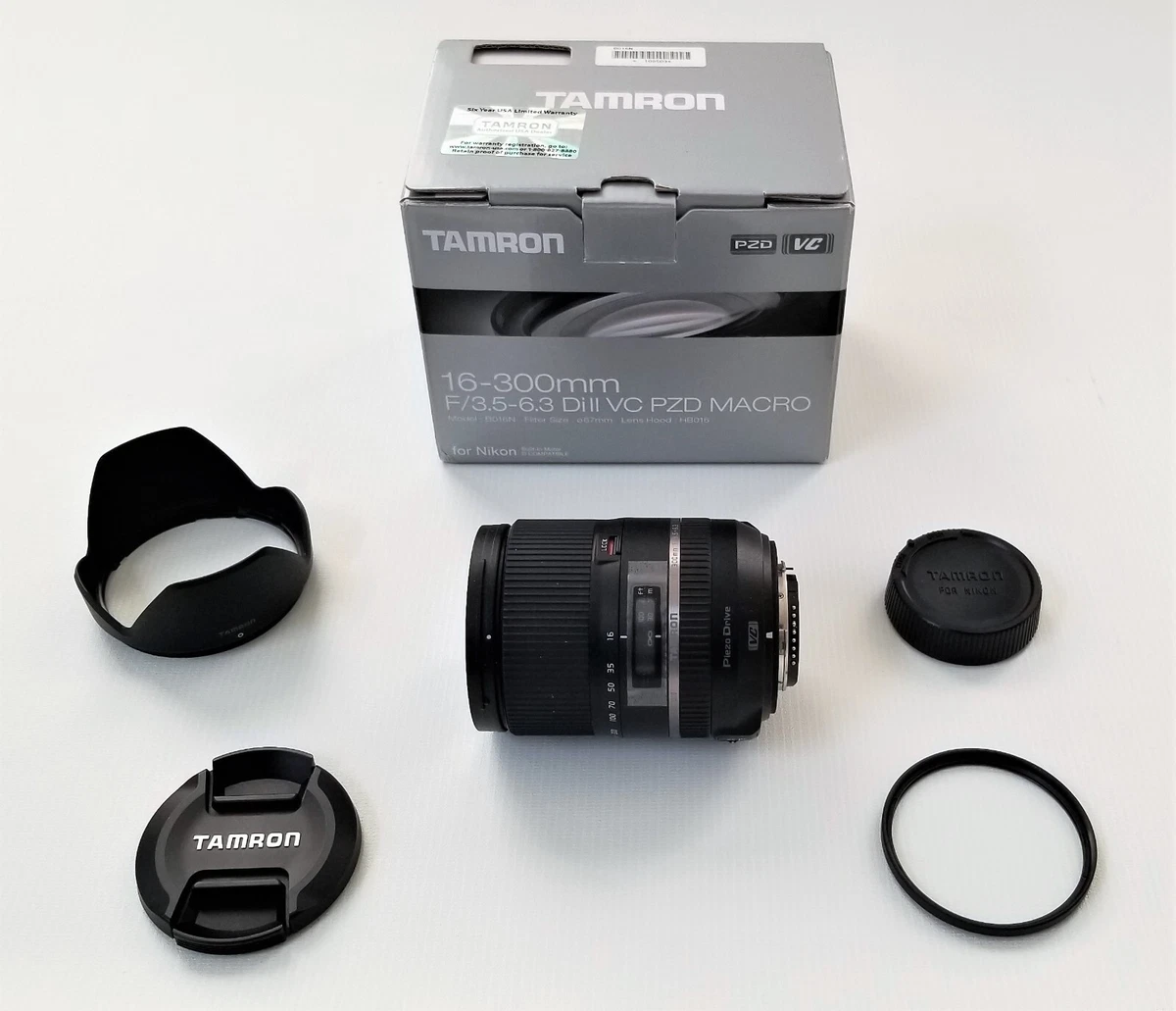 Tamron AF 16-300mm f3.5-6.3 Di II VC PZD Macro Zoom Lens for Nikon