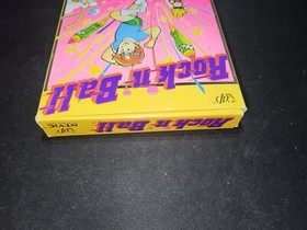 Rock'n' Ball Authentic Nintendo NES EXMT+ condition COMPLETE n box!