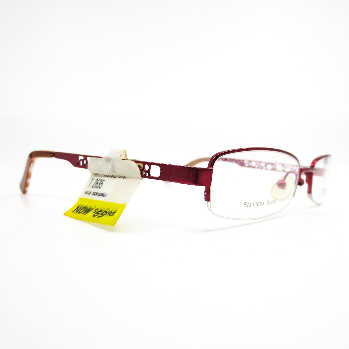 Taka T2635 BUR Eyeglasses Frames Burgundy Full Rim 50-18-135 | eBay