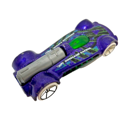 Mattel Hot Wheels Retro Active Dinosaur Patrol Purple Car Thailand 2010