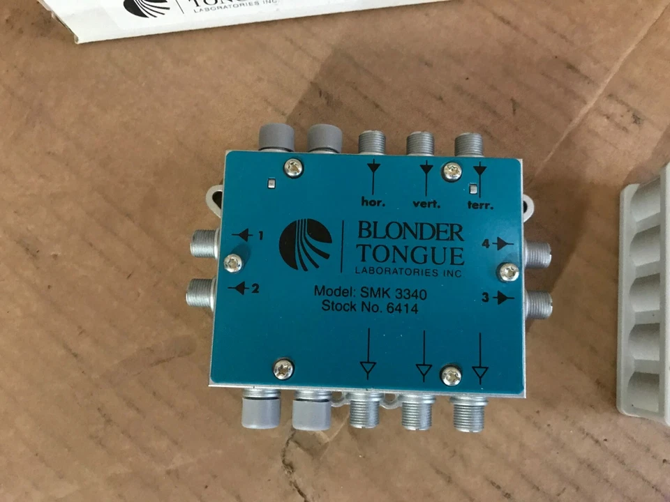 Blonder Tongue SMK3340 3 In, 4 Out Cascadable Cascading Multiswitch - NEW IN BOX - Image 3 of 4