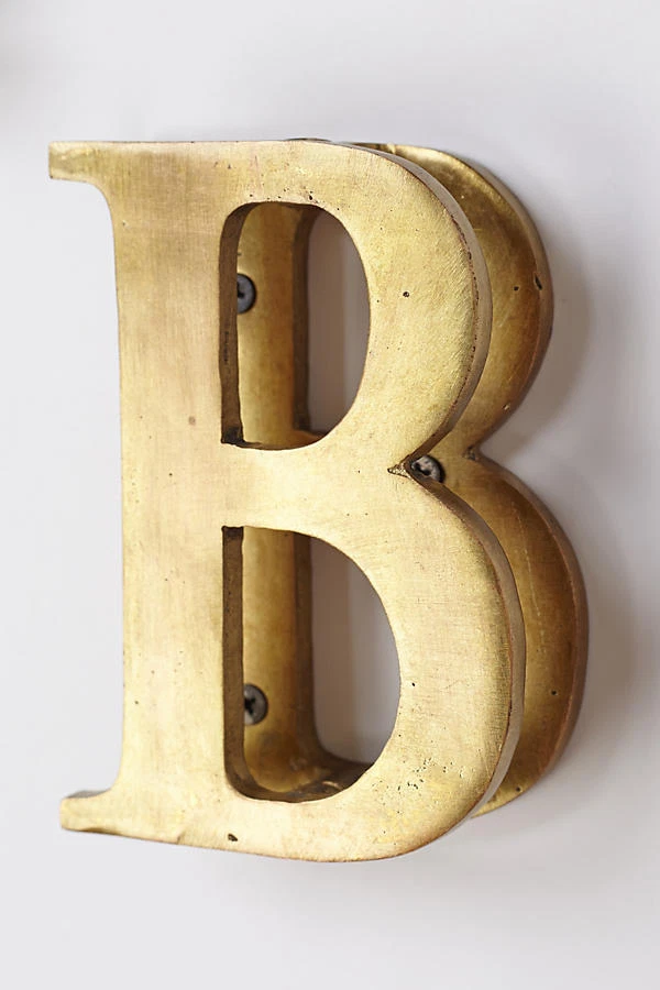 NUEVO CON ETIQUETAS Anthropologie Monograma Hierro Golpe - "A", "E", "P" o "T",  Foto 4 de 4