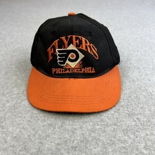 Vintage Philadelphia Flyers Hat Cap Youth Junior 4-7 Years Black Snapback NHL