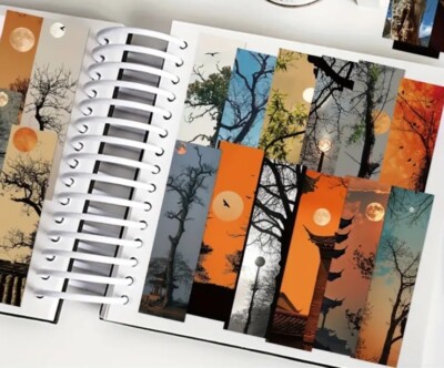 30 PC Bookmark Set Trees Landscape Scenery  1.5'' x 6'' New Free Ship 79