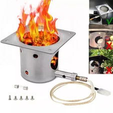 Stainless Steel Fire Burn Pot Replacement for Traeger & Pit Boss Pellet Grill
