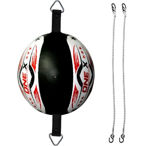 Leather Double End Dodge Speed Ball MMA Boxing Floor to Ceiling Punch Bag ball - Afbeelding 1 van 8