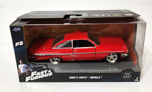 JADA TOYS JADA98304 DOM S CHEVY IMPALA FAST & FURIOUS RED 1:32 Modellino
