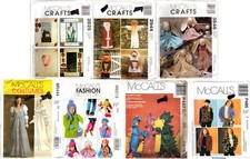 CHOICE:UNCUT McCall's Sewing Patterns Crafts Costumes Accessories Decor