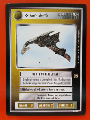 Star Trek CCG (The Motion Picture) - Ships Non Aligned   Son´a Shuttle (common)