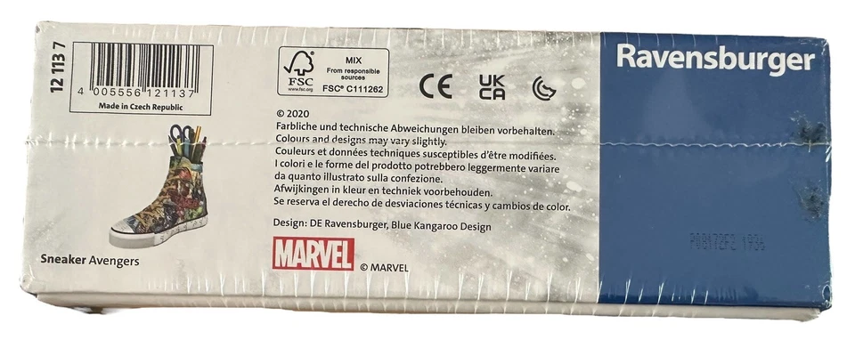Ravensburger 3D Jigsaw Puzzle Marvel Avengers Sneaker 108 piece New And Sealed. - Image 3 of 3