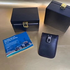 Samfolk Faraday Box - Car Keys, Phone, Cards - 1 Signal Blocking Box w/Pouch