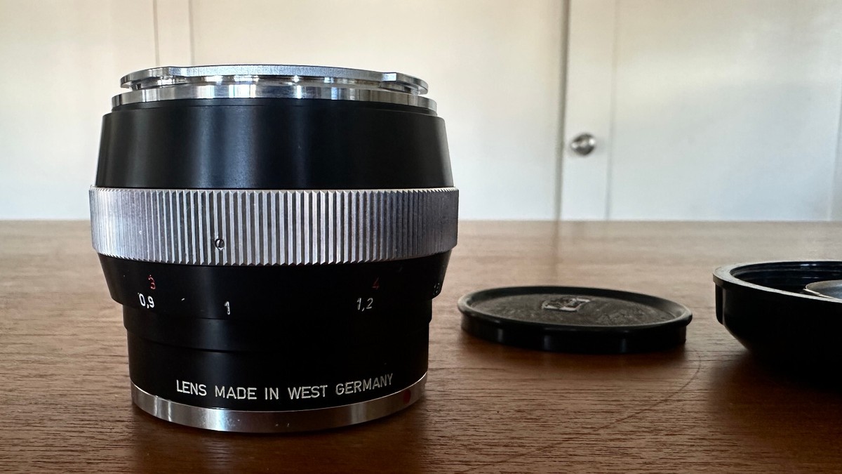 Rare Black Carl Zeiss Sonnar Contarex Ikon 85mm/ f2 85/2 with