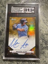 2023 Bowman Sterling Mason Auer Gold Auto /50