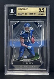 2019 Panini Prizm AJ Brown RC #344 BGS 9.5