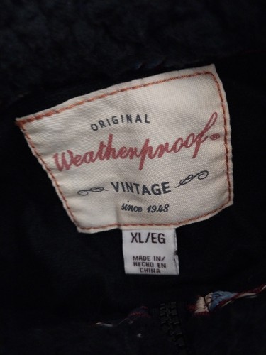 NWT Weatherproof Vintage High Pile Fleece Anthracite Black 1/4 Zip Mens Size XL - Picture 3 of 6