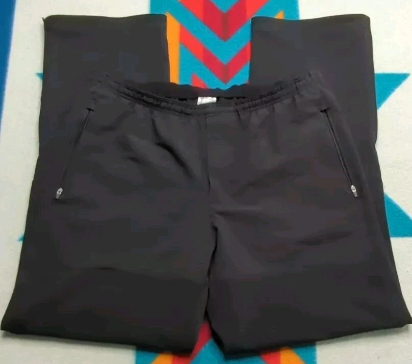 Patagonia Softshell Hiking Pants Climb Bicycle Active Leg Zip Pocket Black Large