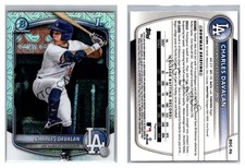 Charles Davalan 2025 Bowman Draft Chrome Mega Box Mojo #BDC-96 LA Dodgers