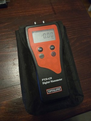 Totaline P920-620 Digital Manometer, Used InH20, Furnace High Efficiency