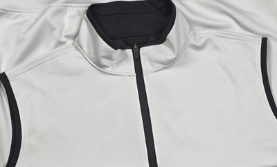 Zero Restriction Tour Series Mens 2XL Performance Golf Vest 1/4 Zip Tan Black