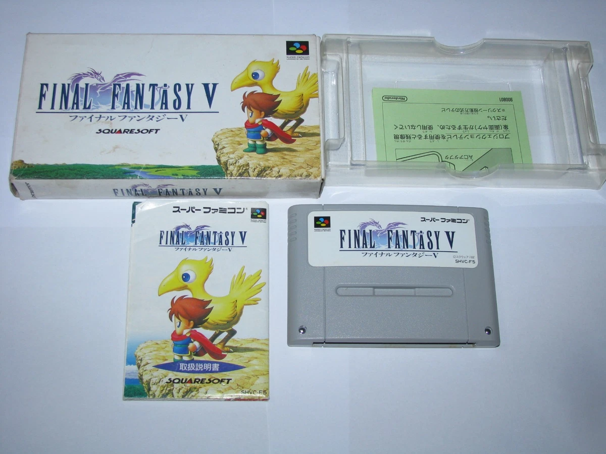 Final Fantasy V Nintendo SNES NTSC-J (Japan) Video Games for sale